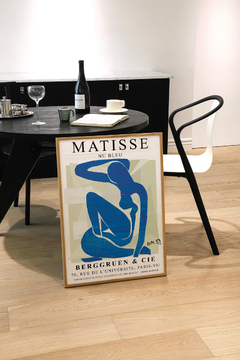 Cuadro Matisse Silueta Azul