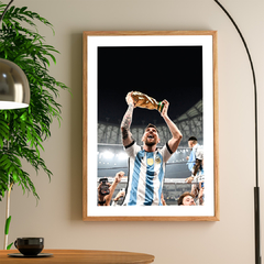 Cuadro Messi Campeón 2022