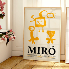 Set de 2 Cuadros Joan Miró - comprar online