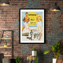Cuadro Poster Spinks versus Ali