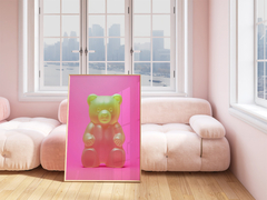 Set de 2 Cuadros Pink Gummy Bears en internet