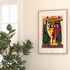 Cuadro Picasso - Mujer Con Sombrero