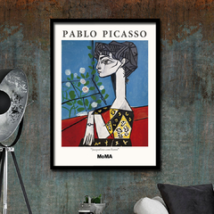 Cuadro Jacqueline con Flores - Pablo Picasso