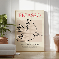 Cuadro Picasso Peace And Freedom III
