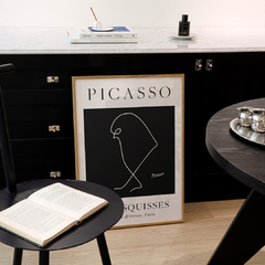 Set de 3 Cuadros Pablo Picasso - Les Esquisses (Black) en internet