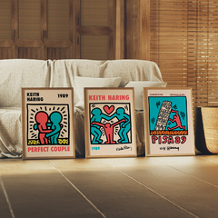 Set de 3 cuadros Keith Haring - 10/11/12