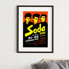 Cuadro Soda Stereo Astros 1985