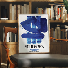 Set de 2 cuadros Soulages 01/03 - comprar online