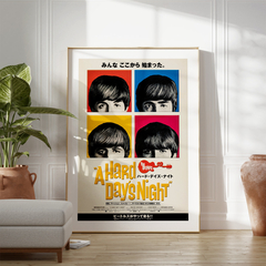 Cuadro Poster A Hard Day Night Japan