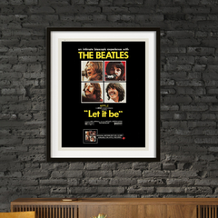 Cuadro Poster Let it be - comprar online