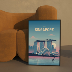 Cuadro Paisaje de Singapur