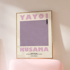 Cuadro Yayoi Kusama - Purple Infinity Net