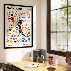 Set de 4 cuadros Yayoi Kusama Inspiracion 12/20/28/66 - comprar online