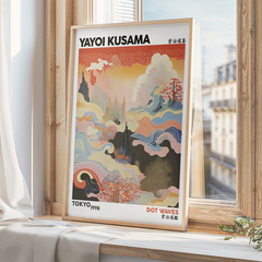 Set de 3 cuadros Yayoi Kusama Inspiracion 24/28/30 - Oz Cuadros Decorativos