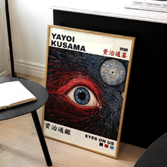 Set de 3 cuadros Yayoi Kusama Inspiracion 43/67/69 - Oz Cuadros Decorativos