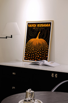 Cuadro Yayoi Kusama Pumpkin Black