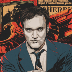 Cuadro Quentin Tarantino Celebrating 20 Years of Filmmaking - comprar online