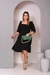 Vestido Maria Midi Preto Moda Feminina Evangélica - 50327AN - comprar online