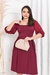 Vestido Evasê Midi Moda Evangélica - 50288AN - comprar online
