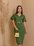 Vestido Tubinho Midi Com Cinto Moda Evangélica - 50379AN - comprar online