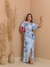 Vestido Feminino Longo Estampado Moda Evangélica - 50375AN - comprar online