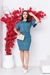 Vestido Blusado Midi Moda Evangélica - 50300AN na internet