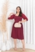 Vestido Evasê Midi Moda Evangélica - 50288AN - comprar online