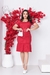Vestido Midi Babado com Cinto Moda Evangélica - 50303AN - comprar online
