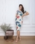 Vestido Tubinho Midi Social Estampado Moda Evangélica - Juliete - comprar online