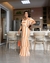 Vestido Longo Listrado Cinto Moda Feminina Evangélica - 50331AN - comprar online