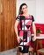 Vestido Tubinho Estampa Geométrica Midi Social - Doriana - comprar online