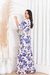 Vestido Longo Estampado Moda Evangélica - 50270AN - loja online