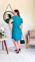 Imagem do Vestido Soltinho com Bolso Moda Evangélica Verde – Natiele