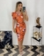 Vestido Tubinho Evangélico Midi Social Estampado - Adriane - comprar online