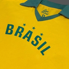 Camisa  do Brasil Retrô Estrelas