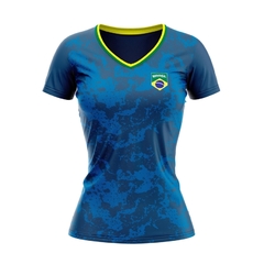 Camisa Brasil Feminina Caiçara
