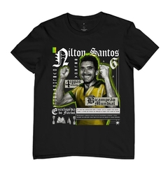 camisa nilton santos seleção preta