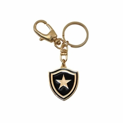 chaveiro botafogo escudo dourado