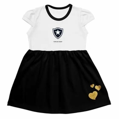 vestido botafogo infanfil coração