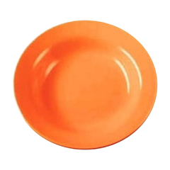 SALE - Plato hondo naranja de cerámica Ancers