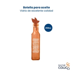 Botella vidrio aceite Bon Appetit 250cc Herevin - comprar online