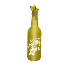 Botella vidrio aceite Olive Oil 330cc Herevin