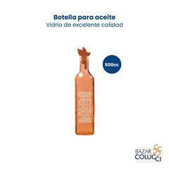 Botella vidrio aceite Bon Appetit 500cc Herevin - comprar online