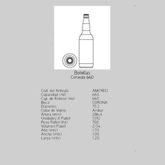 Botella Cerveza 660 cc Rigolleau Envases - comprar online