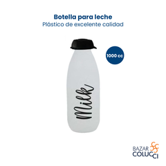 Botella leche plástico Milk 1 litro Herevin - comprar online