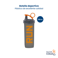 Botella deportiva plástico RUN 740cc Herevin - Bazar Colucci