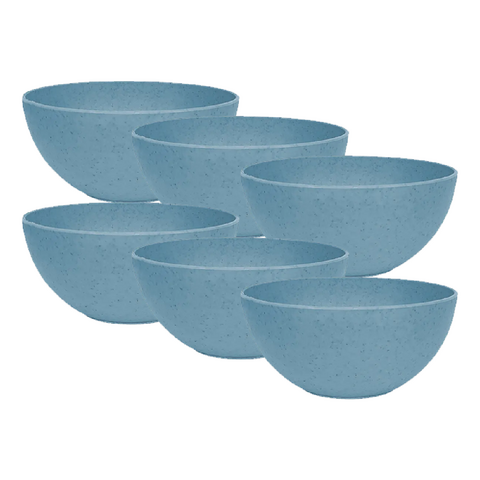 Bowl Plástico Cereales Ensalada Carol Areia Azul 20 Cm x6