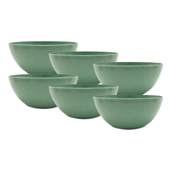 Bowl Plástico Cereales Ensalada Carol Areia Verde 20 Cm x6