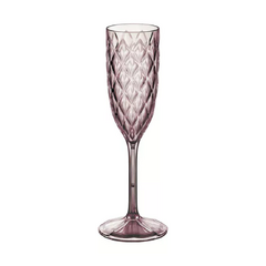 Copa Champagne Rosa Glamour Acrílico Carol X24 en internet