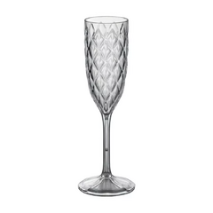 Copa Champagne Transparente Glamour Acrílico Carol X24 en internet